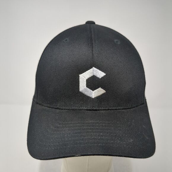 Coil Solutions Fitted Hat Black S/M Flexfit Embroidered Authentic T-Shirt Co. - Picture 2 of 8